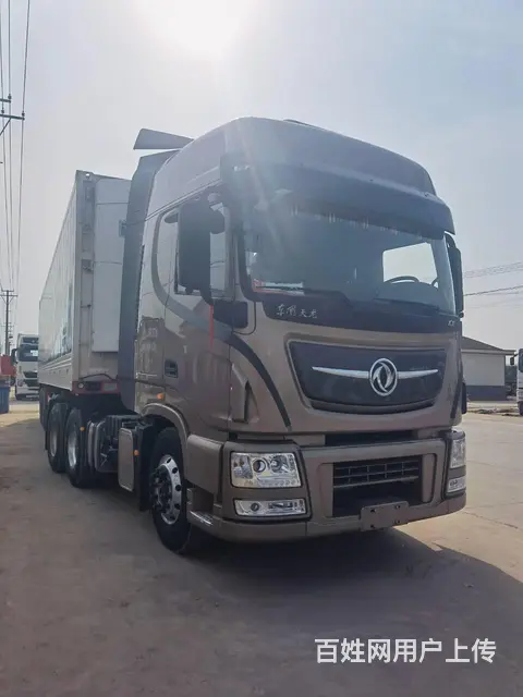 21年东风天龙旗舰 牵引车 国5原版原框 - 图片 1