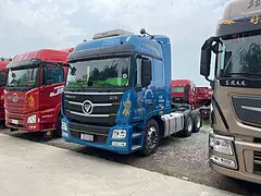 二手牵引车欧曼GTL460马力国五双驱轻体手动挡