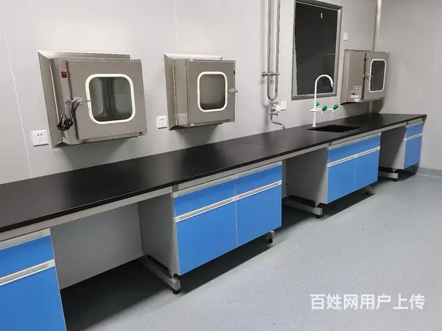 钢木实验室工作台化验边台全钢通风柜物理化学试验台 - 图片 7