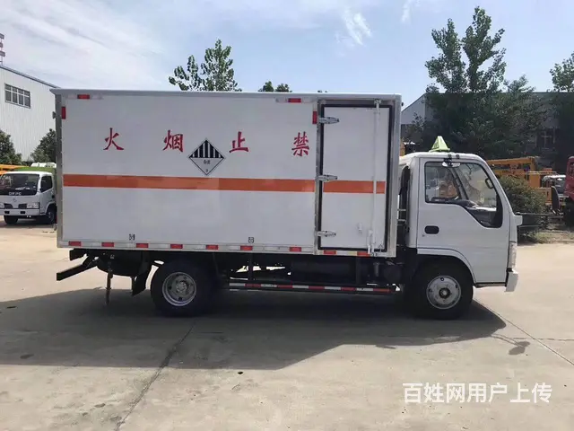 厢长4米1五十铃危险品厢式运输车气瓶车防爆车国5车 - 图片 5