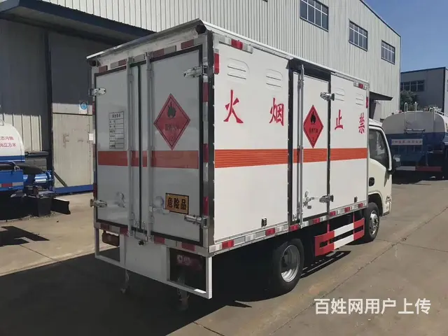 厢体3米3跃进柴油版危化厢式运输车气瓶车防爆车 - 图片 4