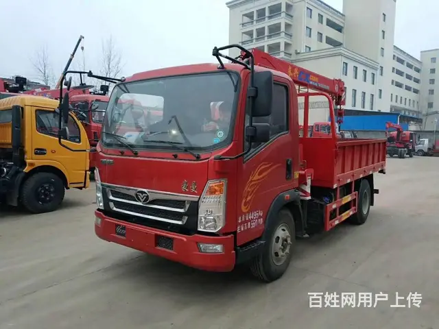 东风单排上装长兴直臂蓝牌4吨随车吊 - 图片 12