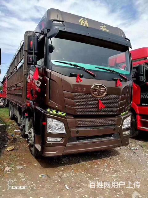 【图】- 18年5月 解放 9米6高栏 锡柴350马力带保险 - 阜阳临泉货车