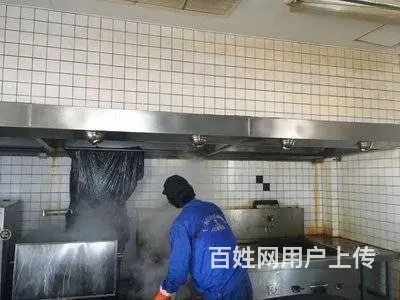 昆山市经济开发区单位食堂油烟机清洗 油烟管道清洗 - 图片 1