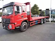 厂家直销拖板车 东风后八轮拖25吨挖机平板拖车