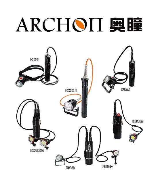 转让ARCHON奥瞳潜水手电筒 手提式潜水探照灯 - 图片 9