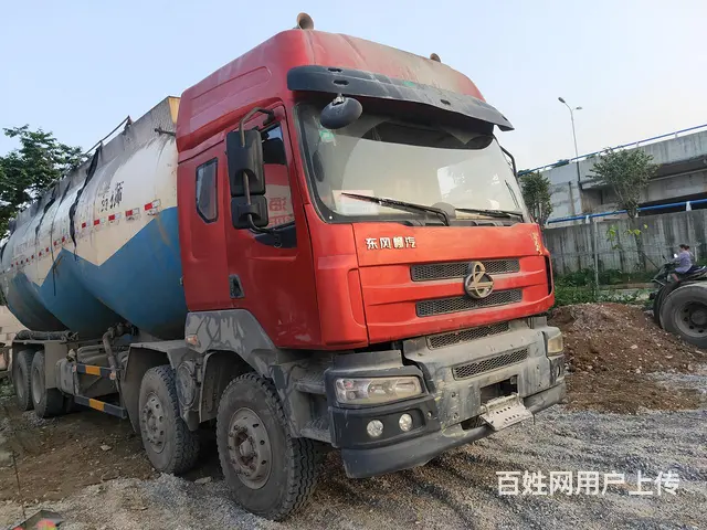 湛江13年柳汽水泥罐车，驾驶楼原装，轮胎漂亮 - 图片 4