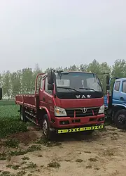 奥驰五米八大黄牌平板车，原版车况