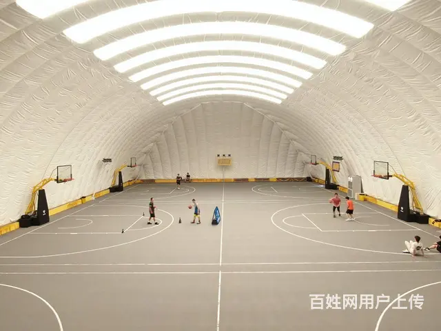 充气膜结构足球场 11人制足球场气膜建筑 安全环保 - 图片 2