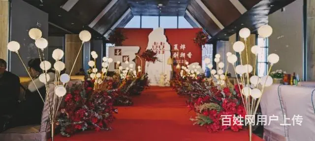昆明红白撞色主题婚礼 - 图片 5