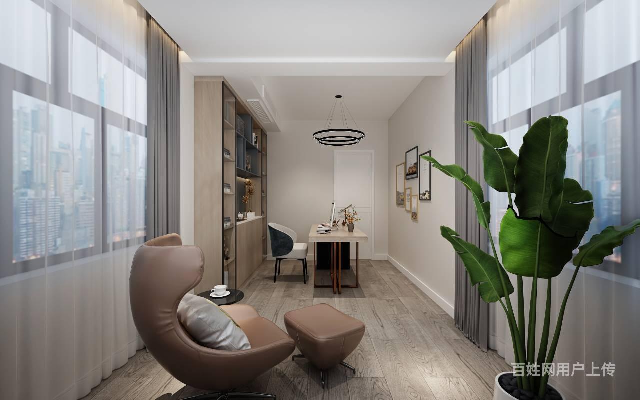 哈尔滨鸣雀装饰 现下 火的书房设计