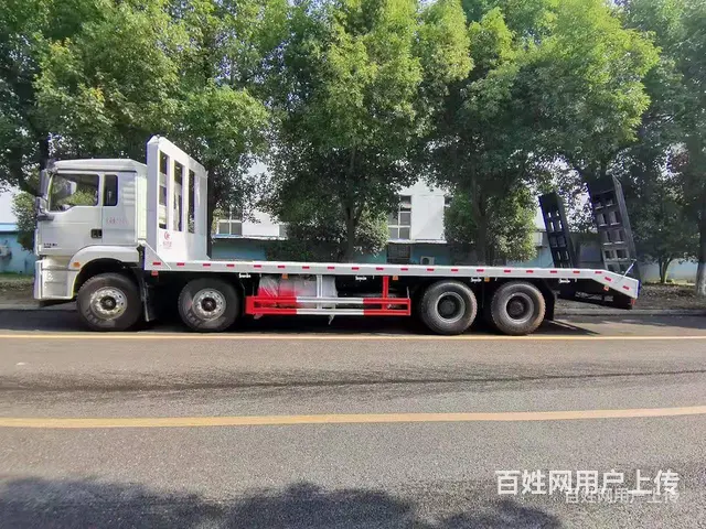 潍柴400马力挖机拖板车 平板车 可网签 - 图片 1