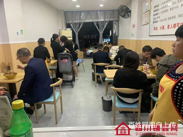 （四川铺鑫网）老城蓝湾国际广场对面40平餐饮店转让 - 图片 4