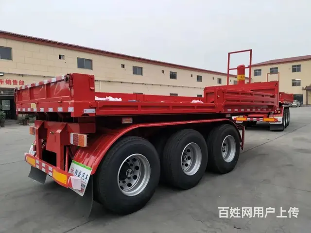 全新7.5米集装箱运输专用后翻自卸半挂车 - 图片 3