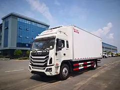 江淮格尔发6.8米厢体冷藏车 冷冻车肉钩车现车促销