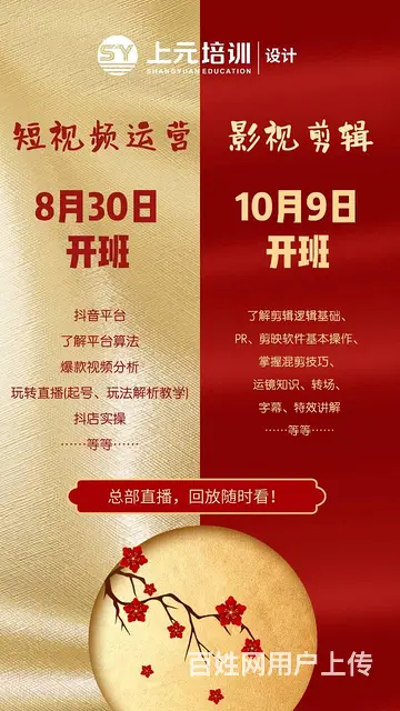 嘉兴桐乡上元教育短视频运营的图片
