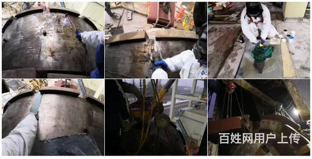 立磨磨辊辊体磨损用了一款性价比较高的材料，修复效果 - 图片