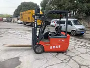 冷库三支点电动叉车 合力1.5吨小体积二手叉车价低