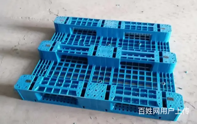 塑料地拍子叉车栈板塑料托盘仓储防潮垫板防渗漏托盘 - 图片 6