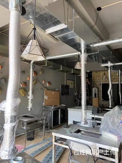 荔湾韩式排烟系统通风管道设计安装油烟净化器风机设备 - 图片 2