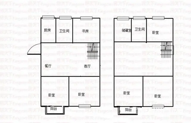 银河湾电脑城 复式豪装拎包 59平实际120平65万 - 图片 8