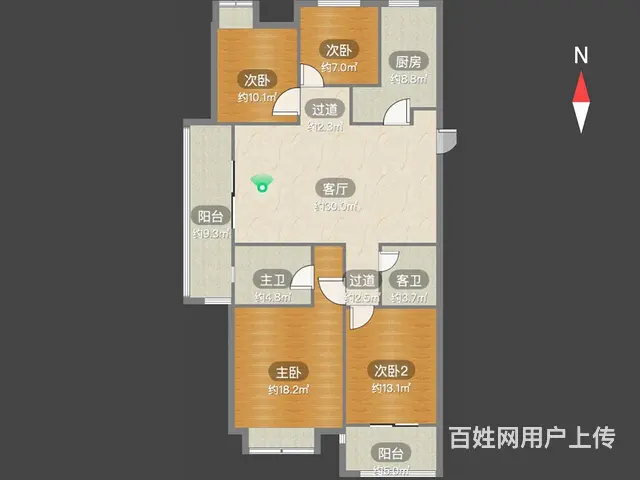 天宁吾悦边 金新御园 4室2厅双阳台 诚心出售看中 - 图片 10