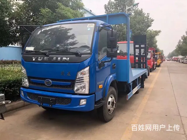 跃进蓝牌平板车可拉10吨挖机厂家直销现车充足 - 图片 1