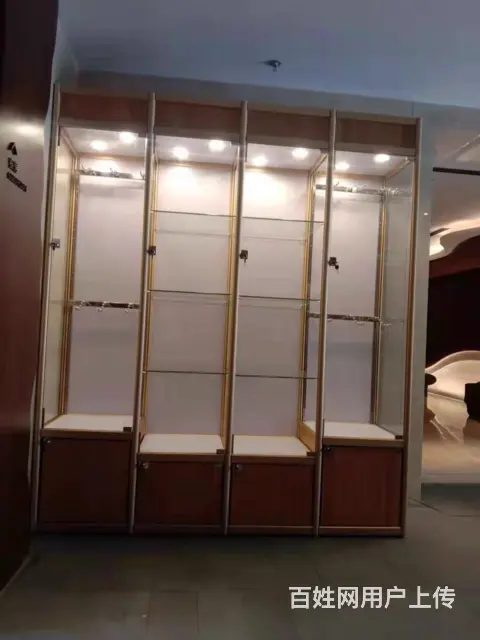 二手展柜厦门钢化玻璃柜手办柜商品展示柜 - 图片 9