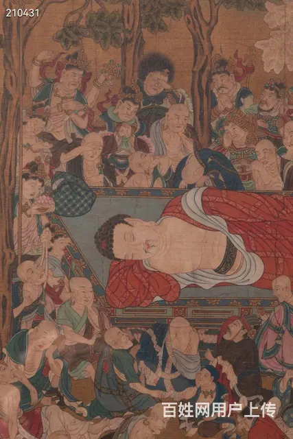 宋代 佚名佛像 精品 绢本 尺寸84乘以100 - 图片 6