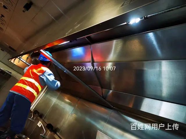 昆山千灯餐饮公司食堂大型排烟系统清洗公司 - 图片 2