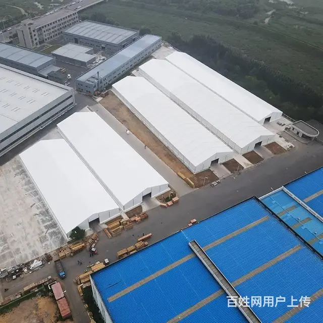 大型农贸市场大棚搭建篷房生产厂家库存充足物流仓储篷 - 图片 2