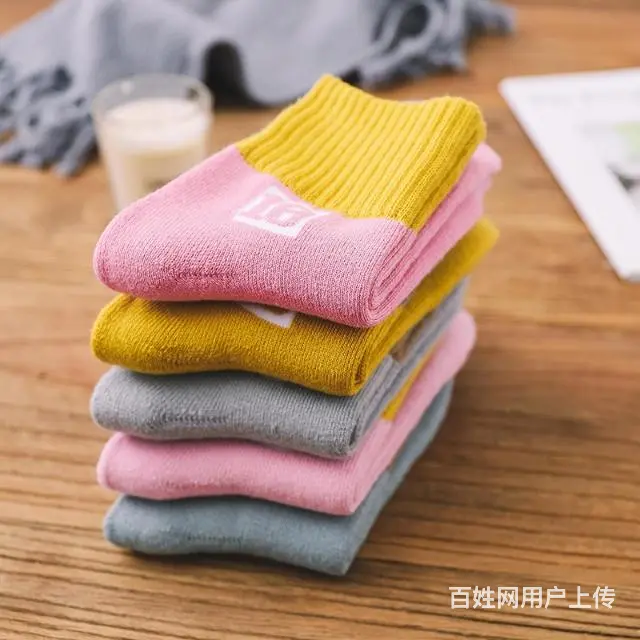 10双弹力舒适中筒棉袜包邮 - 图片 4