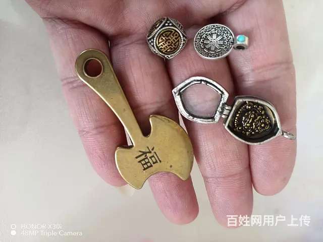 文玩配饰，全金属 - 图片 1