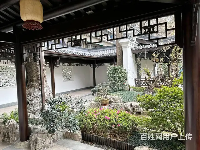 四川自贡中式四合院装修自家修建实木门 - 图片 4