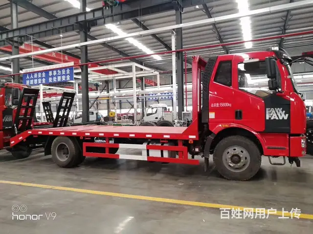直销解放挖机拖板车 拖120/150挖机平板拖车 - 图片 5