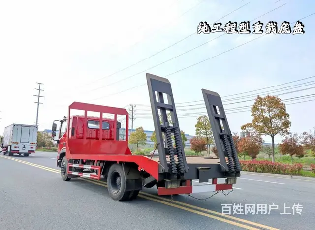 平板车 福田瑞沃单桥 板长5.3米 挖机拖车包送车 - 图片 10