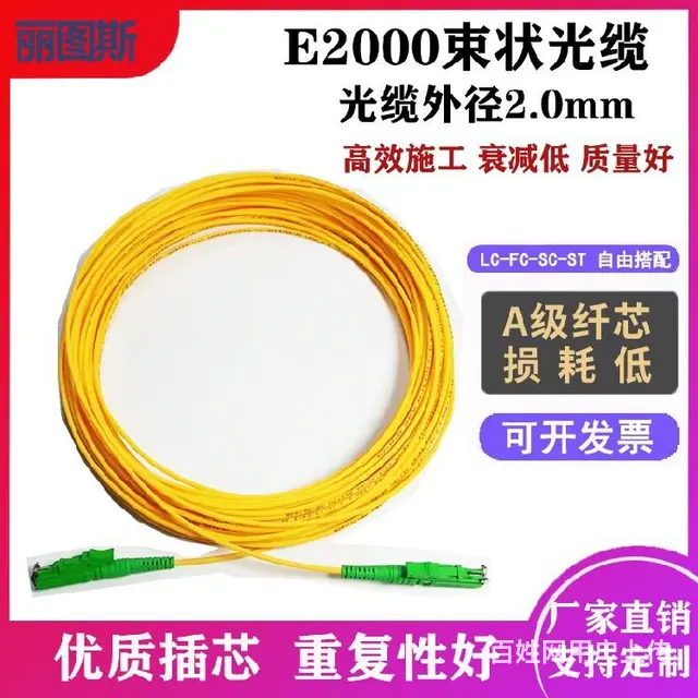工业级矿用铠装光纤跳线，丽图斯单模24芯，阻燃防爆LC-LC - 图片 5