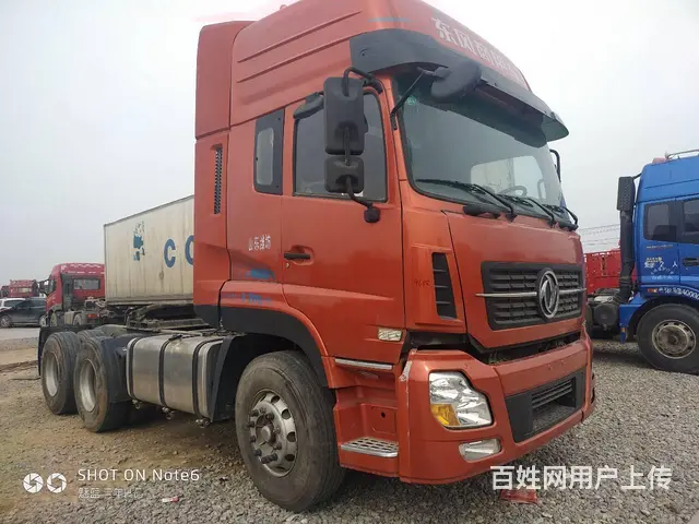 出售二手东风天龙雷诺机375双驱轻体 牵引车 - 图片 1