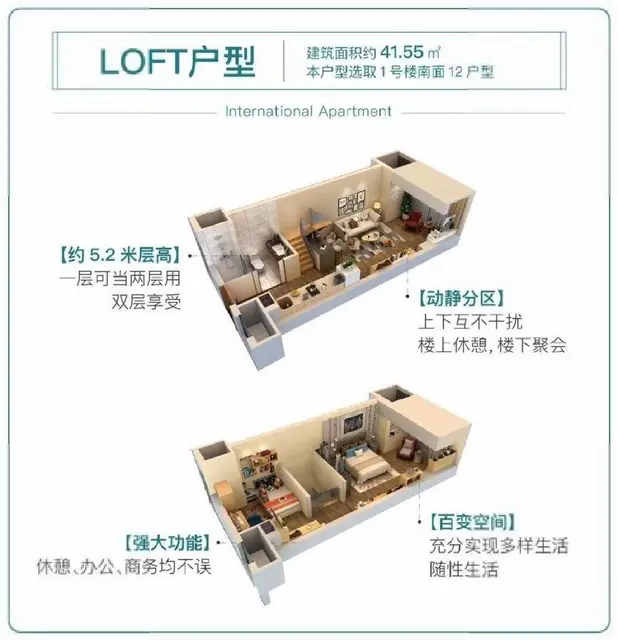 急售环球港旁复试挑高公寓单价9999起准现房民用水电落地窗 - 图片 10