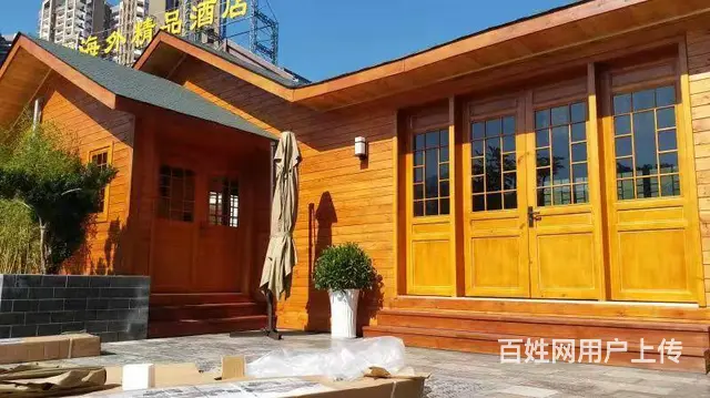 四川成都火锅店装修实木隔断屏风实木木屋 - 图片 10