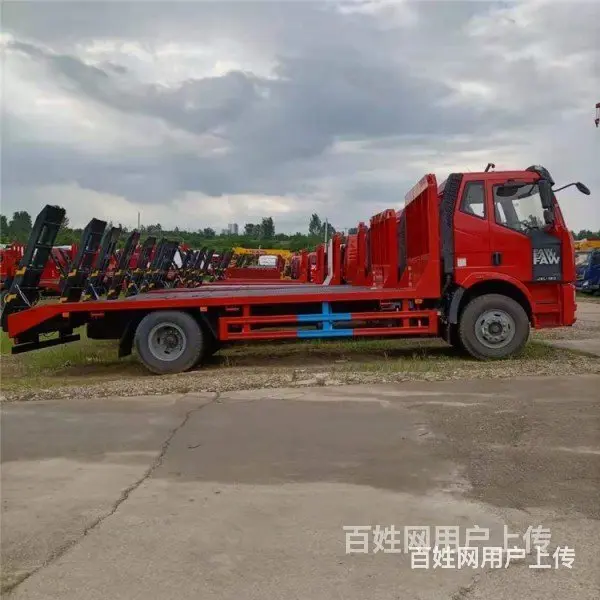 拉150挖机拖板车挖机平板车 厂家直销 - 图片 12