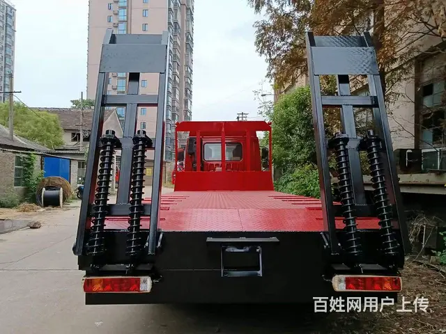 8-15吨平板运输车 解放龙V平板车 6.8米挖机 - 图片 3