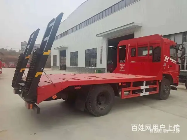 咸阳国六东风D3挖机平板车12吨挖机拖车多少钱 - 图片 11