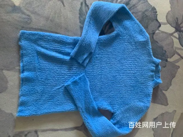 蓝色小毛衫，女款 - 图片 1