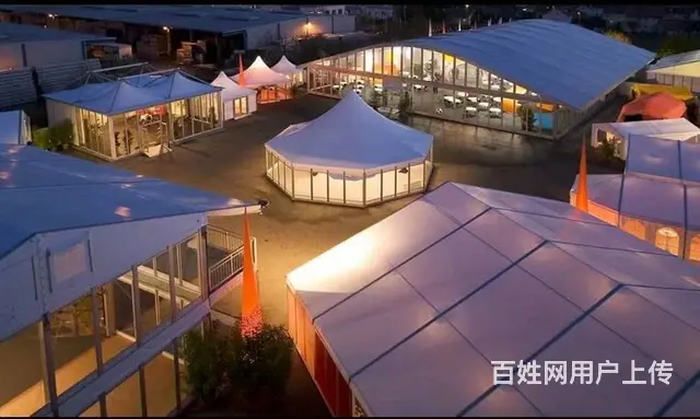 铝合金篷房出租，户外庆典活动帐篷，展销会大棚出租 - 图片 1