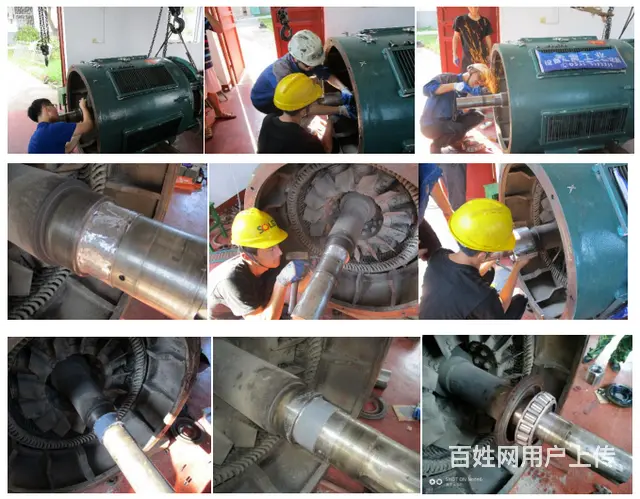 第一时间到达现场修复水轮机主轴磨损 - 图片