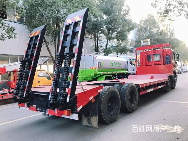 东风前四后八 专拖大型机械低平板车 厂家直销包上户 - 图片 4