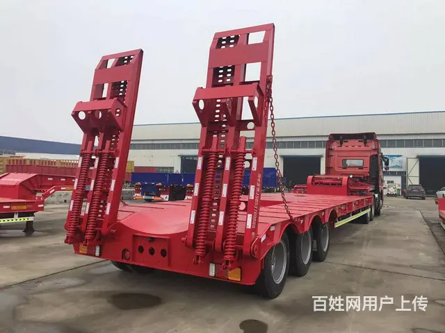 专业定制大件运输半挂车 挖掘机托运专用车 - 图片 4