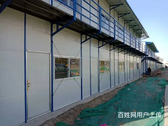 广灵单层彩钢房厂 制作批发大同50mm防火活动房 - 图片 1