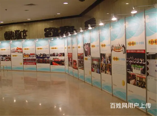 广州八棱柱书画展板租赁，广州八棱柱画展展板出租 - 图片 11